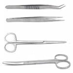 Forgesy Surgical Instrument scissor set of 4 pc
