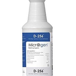 Microgen D-256 1 Liter | Surface Disinfectant Liquid for Floors and Laundry