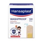Click to see full view Hansaplast Antiseptic Washproof Bandage for injury & wounds | 100 Strips | First Aid