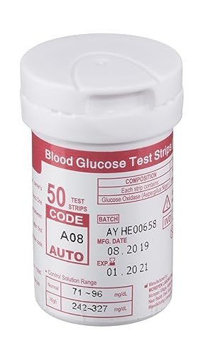 Dr. Morepen BG-03 Blood Glucose Test Strips, 50 Strips (Black/White)(Only Strips, No Glucometer) - Image 2