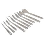 IS IndoSurgicals Hohmann Retractors, Bone Lever/Bone Elevator (6mm Wide, Short Narrow Point, Length 160mm)