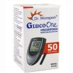Dr. Morepen BG-03 Blood Glucose Test Strips, 50 Strips (Black/White)(Only Strips, No Glucometer)