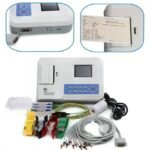 TenTabs CMS 3 Channel ECG Machine 300GA with Interpretation, ECG Storage up to 15 Cases (100 Cases with SD Card), 1.5 Hour Battery Backup Recording & Analyzing Electrocardiogram (ECG) Signals