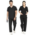 IS IndoSurgicals Unisex Scrub Suit for Surgeons, Hospital OT Dress (4XL, Grey)