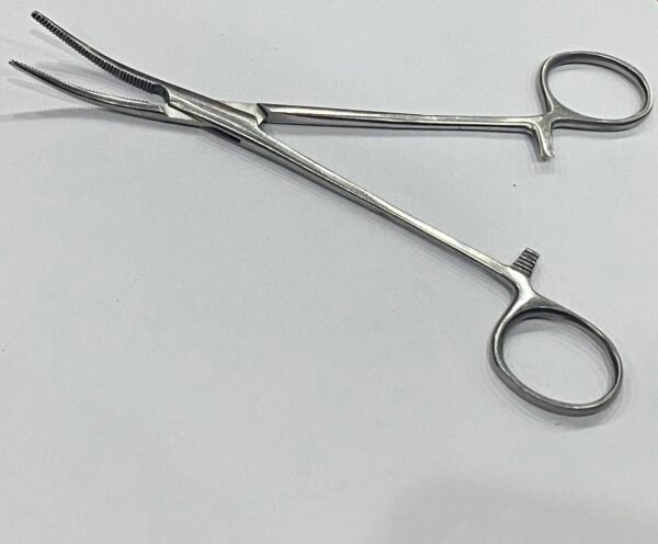 Medipulse Stainless steel Mosquito Forceps Artery Forceps Curved Surgical Instrument Stainless Steel 4"" 5"" 6"" 8"" (Pack of 1 Pc) (5 Inch) - Image 2