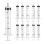 Spylx Plastic Syringe 20ml for Liquid Measuring Syringes Without Needle for Feeding Pets Animals Epoxy Resin, Craft, Scientific Labs