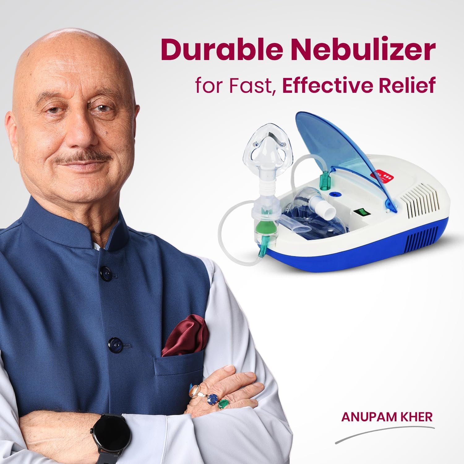 Nebulizing Machine | Inhaler Machine with Storage Compartment - Image 2