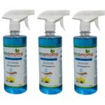 Ecomoms Hand Sanitizer 500ml 99.99% Effective Against Germs -75% Alcohol | Skin Friendly and Safe for Kids | Instant Germ-Free Protection 500ml (Pack of 3)
